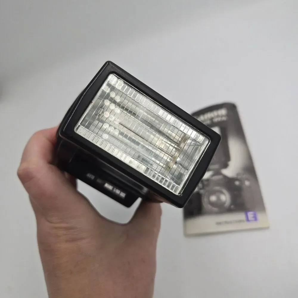 Vintage Canon Speedlite 199A Shoe Mount Camera Flash Carrying Case Manual WORKS